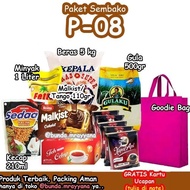 TERBARU [#P-08] Paket Sembako Murah Lengkap (beras gula kopi biskuit