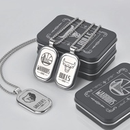 Basketball Merchandise Pendant Bucks Bulls Grizzly Warriors Lone Walker Necklace Souvenirs Gifts Jew