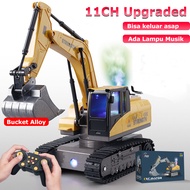 Excavator Remote Control Besi 11CH 2.4GHZ RC Excavator Bego Mainan Anak
