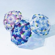 FELISSIMO YOU+MORE! 繡球花透明雨傘 日系生活雜貨 花季設計傘