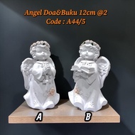 Angel Prayer Statue & Book 12cm A44/5 - Angel Statue