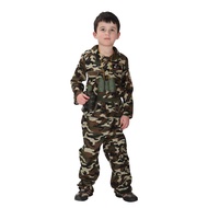 Kids Child Special Forces Soldier Costume Boys Army Camouflage Uniform Halloween Purim Party Carnival Role Play Cosplay