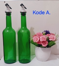 Botol Minyak Botol Saus Botol Sirup Botol Kecap dengan Penutup POURER