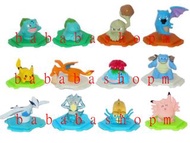 Bandai 寵物小精靈扭蛋 15 代 全新套裝 Pokemon Full Color Stadium Part.15 扭蛋 (一套12款連貼紙及12張蛋紙) 從未開過原裝膠袋
