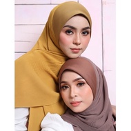 Tudung Bawal Eva Addison 20 Color [Bawal Instant Pleated] Hijabs By Hanami