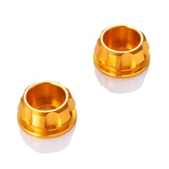 Daytona PREMIUM ZONE Motorcycle Cap Bolt Color M8 Gold 2 Pieces 91927