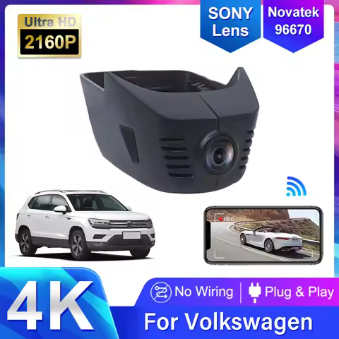 Easy to install DashCam For Volkswagen 86mm VW Tiguan 2 II 2er mk2 Passat B8 CC Touran Tayron Caddy 