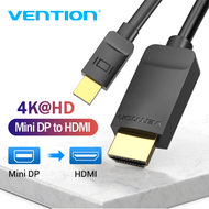 Vention Kabel Mini DisplayPort DP to HDMI Cable 4K HD Thunderbolt 2 HDMI Cable Converter for TV MacB