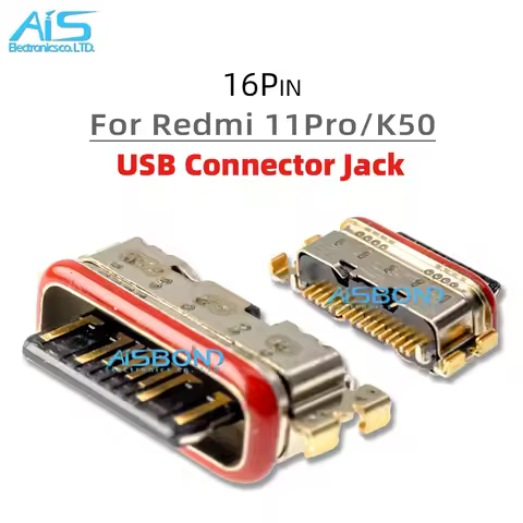 10Pcs/Lot Type-C USB Charging Port Jack socket charger Connector dock For Redmi K50 K50Pro Note11Pro
