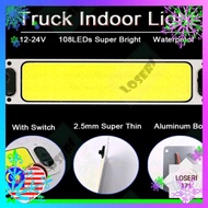 Loseri PREMIUM CAR lorry Truck LED LIGHT 6000K SUPER WHITE COB LED LIGHT PANEL FOR DOMELAMPU LED Lor