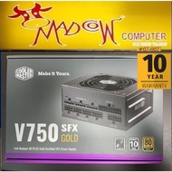 Cooler Master V750 SFX Gold - Full Modular SFX PSU (80 Plus Gold / 750W PSU) 10 Year Warranty,