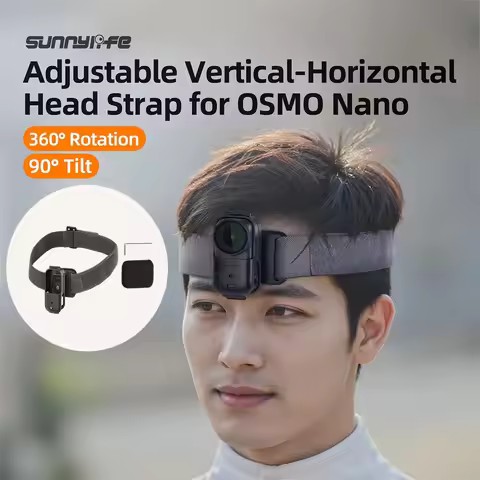 Head Strap Band Mount for DJI Osmo Nano Bike Riding First-Person View Fix Holder DJI Osmo Nano Camer