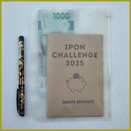 ✜ ◱ ◩ Ipon Challenge 2025 Chinkee Tan Card 5 10 20 Booklet with Pouch Bill Alkansya Peso Sense Mini
