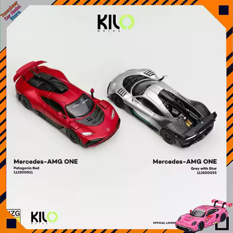 New KILO 1:64 Scale Mercedes-AMG ONE DarwinPRO AUDI R8 LMS GT3 EVO II Valkyrie Alloy Car Miniature D