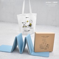 【加購限定聖誕包裝】史努比摺疊瑜珈墊+質感提袋| SNOOPY正版授