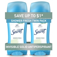 Secret Women's Antiperspirant and Deodorant，24Hourly protection against sweat and odor，pH Balance pr