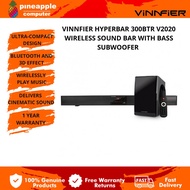 Vinnfier Hyperbar 300BTR V2020 Wireless Sound Bar With Bass Subwoofer & Optical Cable