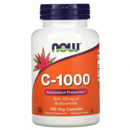 NOW Foods - C-1000 高含量維他命C+生物類黃酮 100粒 - 平行進口