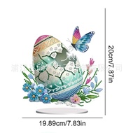 Easter Egg Diamond diy Easter 7.83 x7.87 in Ornament Painting Single Side 9UWC