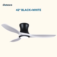 Acorn Creation DC-168H Hugger Mount DC Motor Ceiling Fan With 24W LED Tri-Color and Remote Control