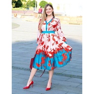 Long pleated dress size xxl