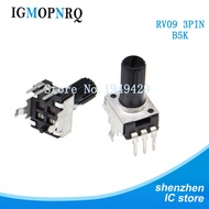 5PCS/LOT RV09 B5K B502 Potentiometer Adjustable Resistance 12.5mm Shaft 3 Pins 0932 Vertical adjusta