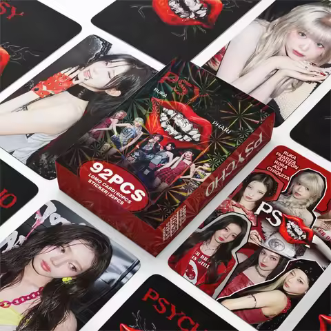 92Pcs/Set Girl Group BABY MONSTER New Album Lomo Cards PSYCHO HD Photocards WE GO UP Photo Card For 