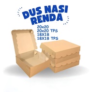 Rice Box 18 x 18 20 x 20 Rice Box Lace Rice Box/ 18x18 20x20 Rice Box Cardboard Catering Box 18x18 2