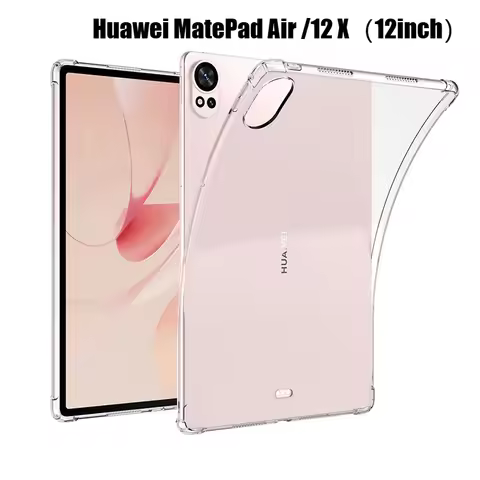 Transparent Shockproof Case for HUAWEI MatePad 12 X 12X Air 12 Inch BKY-W00 W10 W20 W09 Soft TPU Ant