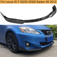 Carbon Fiber Car Front Bumper Lip Spoiler Diffuser For Lexus IS F IS250 IS300 Sedan 4 Door Only 2011