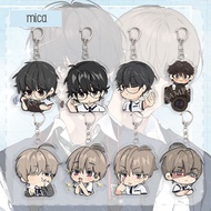 LOST AMONG THE CLOUD keychain ver CHIBI BIG HEAD printed with Boylove anime chibi image in acrylic, 