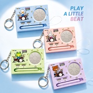 Mini Electronic Drum Keyboard Keychain,Multifunctional Handheld Music Toy,Portable Electronic Piano 