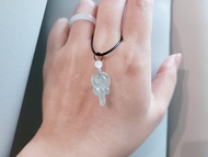 【親翠】天然翡翠 可愛天空冰藍棒棒糖項鍊 畢業禮物