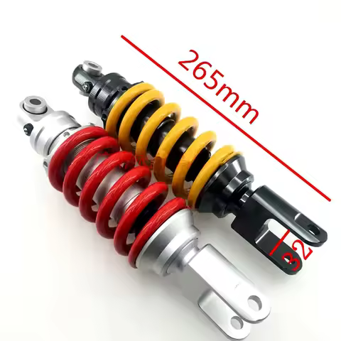 265mm Motorcycle Rear Suspension Central Shock Absorber For Honda Kawasaki Yamaha VIXION155 YZF-R15 