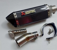 ชุดสลิปออน+ปลายท่อเคฟล่า14นิ้ว ใส่ ninja 300/z300 แถมแคมลดเสียง