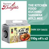 The Kitchen Food Kuching Sarawak Kolo Mee (Dark Soy Sauce) 110g x 4s Bundle of 2