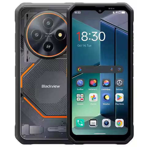 Blackview FORT 2 Smartphone 8GB+256GB 6.56" IPS Display MediaTek Helio G81 Processor 5000mAh Battery