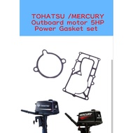 TOHATSU /MERCURY Outboard motor 5HP power Gasket 369-61012 # 2 stroke outboard engine part