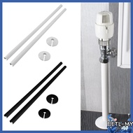 【2026HOT】2PCS Radiator Pipe Covers + Pipe Collars 15 x500mm/15mm Pipe Collars white black