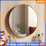 Wall Mounted Round Mirror For Bathroom Circle Mirror Sticky Wall Mirror Salamin Dining Mirror