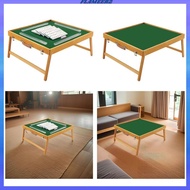 [Flameer2] Mini Mahjong Set Home Folding Table Game Travel Mahjong Table