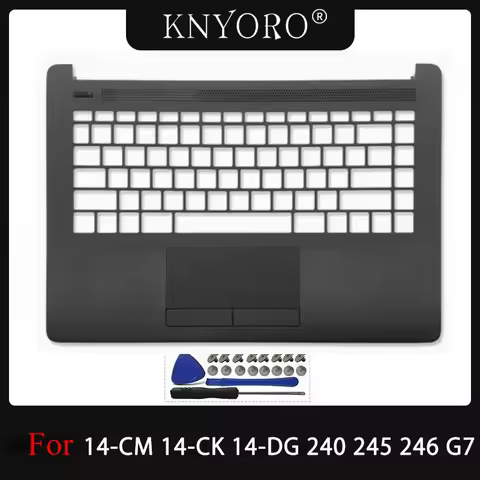 Original Laptop Top Case For 14-CM 14-CK 14-DG 240 G7 245 246 G7 Palmrest Upper Housing Cover Keyboa