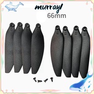 MURRAY Remote Control Drone Parts, Universal Black Folding Propeller Blades, 58mm/66mm Plastic Quadc