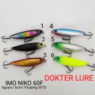 LURE Pencil IMO NIKO 60F 6gr 6cm WTD Bait