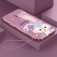 Casing Samsung Galaxy J4 J6 Plus J2 J7 Prime J7 Pro Cartoon Stella Lou Ballet Bunny Phone Case oft TPU Shockproof Luxury electroplated Cover