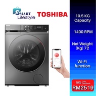 Toshiba 10.5KG Front Load Washer TW-BK115GF4M(SK)