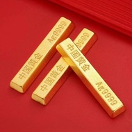 Simulation Gold Bar Chinese Gold Plated Copper Alloy Silver Bar Chinese Silver Imitation Gold Bar Im
