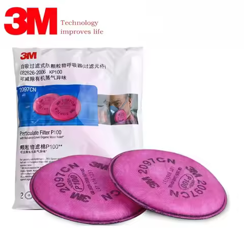 2/4/10/20pcs Package 3M 2097 Painting Spray Industry particulate P100 Filter For 3M 6200 7502 Series