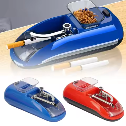 Electric Cigarette Rolling Machine Automatic Injector Tobacco Maker Raw Grass Cigarette Device Rolle