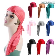 PINCHMY Silk Durag Chemo Cap Fashion Elastic Headwrap Adjustable Pirate Hat